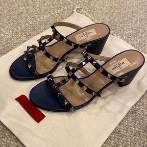 Brand new Valentino open toe low heel